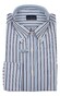 Paul & Shark Soft Touch Cotton Poplin 2 Tone Stripe Overhemd Wit-Blauw