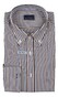 Paul & Shark Soft Touch Cotton Poplin 2 Tone Stripe Shirt Blue-Brown