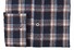 Paul & Shark Soft Touch Cotton Poplin Check Overhemd Blauw-Bruin