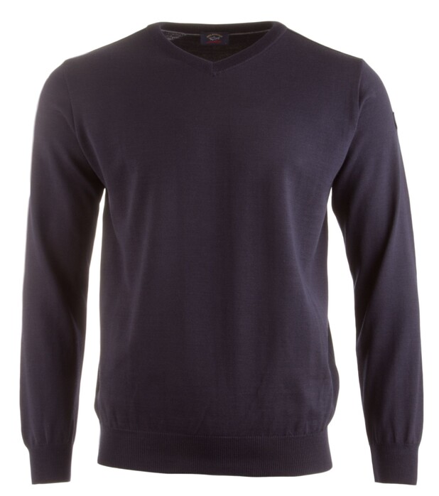 Paul & Shark Three in One Cool Touch Wool V-Neck Pullover Navy