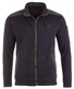 Paul & Shark Three-In-One Fine Leather Contrasted Cardigan Navy