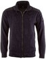 Paul & Shark Three-In-One Fine Leather Contrasted Cardigan Navy