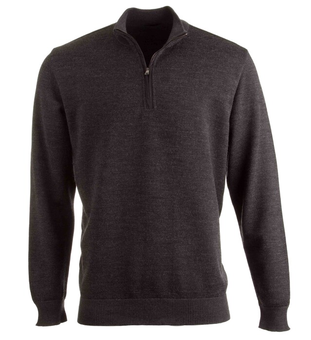 Paul & Shark Three-In-One Fine Structure Pullover Anthracite Grey