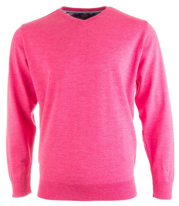 Paul & Shark Three in One Wool V-Neck Pullover Pink