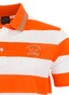 Paul & Shark Tipped Barstripe Poloshirt Fine Orange
