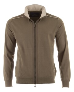 Paul & Shark Typhoon platinum details Cotton Blend XSoft Vest Musk Green