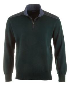 Paul & Shark Typhoon Platinum Soft Cool Touch Wool Half Zip Pullover Green Gables