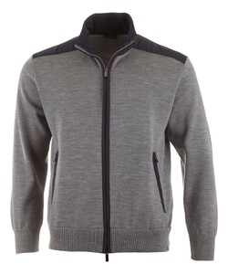 Paul & Shark Typhoon Re4x4 Soft Cool Touch Wool Full Zip Vest Quiet Shade