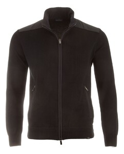 Paul & Shark Typhoon Re4x4 Soft Cool Touch Wool Full Zip Vest Zwart