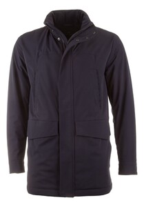 Paul & Shark Typhoon Re4x4 Stretch Carcoat With Logo Tape Jack Dark Evening Blue