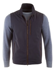 Paul & Shark Typhoon Re4X4 Stretch with Alcantara Details Body-Warmer Blauw