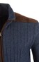 Paul & Shark Wool & Cashmere Ribbed Full Zip Cardigan Vintage Indigo