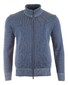 Paul & Shark Wool Full Zip Contrasting Trim Cardigan Airforce Blue