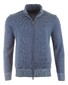 Paul & Shark Wool Full Zip Contrasting Trim Vest Airforce Blue