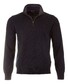 Paul & Shark Wool Half Zip Classic Shark Trim Pullover Navy