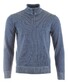 Paul & Shark Wool Half Zip Contrasting Trim Trui Airforce Blue