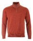 Paul & Shark Wool Half Zip Typhoon 4x4 Contrasts Pullover Brick