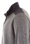 Paul & Shark Wool Half Zip Typhoon 4x4 Contrasts Pullover Mid Grey