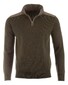 Paul & Shark Wool Half Zip Typhoon 4x4 Contrasts Pullover Musk Green