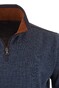 Paul & Shark Wool Half Zip Velours Contrast Pullover Blue