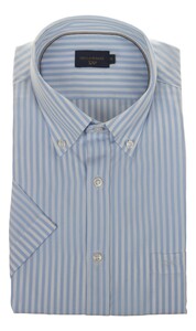 Paul & Shark Xsoft Lyocell Stripe Overhemd Licht Blauw