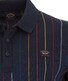 Paul & Shark Yachting Colored Pinstripe Polo Navy