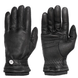Pearlwood Freddie Mongolian Goat Gloves Black