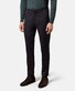 Pierre Cardin Antibes Subtle Check Flat Front Pants Anthracite Grey