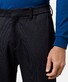 Pierre Cardin Antibes Subtle Check Flat Front Pants Marine