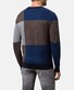 Pierre Cardin Block Structure Knit Pullover Navy