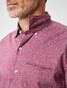 Pierre Cardin Button Under Shirt Overhemd Donker Rood Melange
