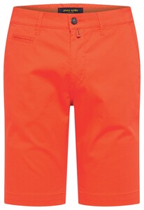 Pierre Cardin Chino Bermuda Comfort Stretch Bright Orange