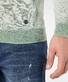 Pierre Cardin Cotton Linen Mix Faux Uni Round Neck Pullover Spruce