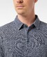 Pierre Cardin Cotton Linen Mix Two-Tone Poloshirt Navy