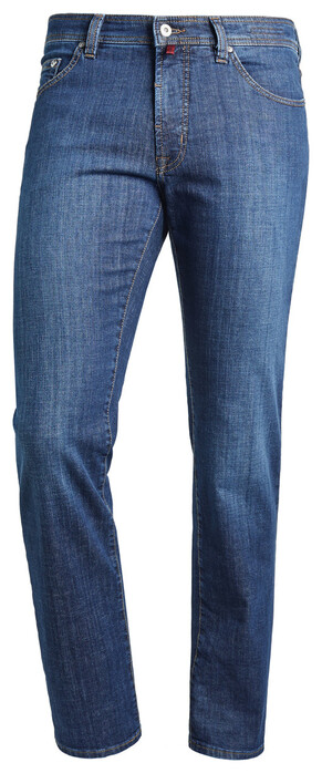 Pierre Cardin Deauville Jeans Used Washed Donker Blauw