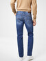 Pierre Cardin Deauville Jeans Used Washed Donker Blauw Melange