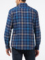 Pierre Cardin Denim Academy Check Shirt Blue-Beige