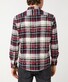 Pierre Cardin Denim Academy Flannel Check Button Down Shirt Red