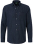 Pierre Cardin Denim Academy Shirt Dark Evening Blue