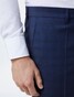 Pierre Cardin Dupont Futureflex Subtle Check Trouser Navy Blue Melange