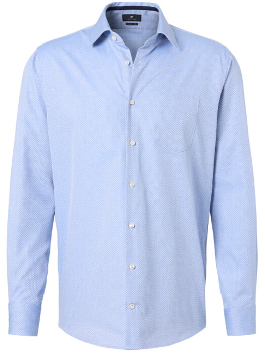 Pierre Cardin Fantasy Fine Contrast Shirt Blue-White