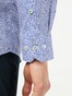 Pierre Cardin Fantasy Mini Floral Overhemd Blauw