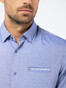 Pierre Cardin Faux Uni Denim Academy Overhemd Blauw