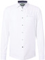 Pierre Cardin Faux Uni Denim Academy Shirt White