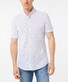 Pierre Cardin Fine Dotted Pattern Short Sleeve Futureflex Overhemd Wit