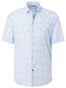 Pierre Cardin Fine Paisley Button Under Airtouch Overhemd Licht Blauw