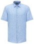 Pierre Cardin Fine Pattern Button Under Airtouch Overhemd Licht Blauw