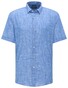 Pierre Cardin Fine Pattern Button Under Airtouch Shirt Blue
