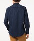 Pierre Cardin Fine Stripe Button Down Denim Academy Shirt Dark Evening Blue