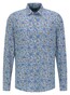 Pierre Cardin Floral Denim Academy Shirt Blue